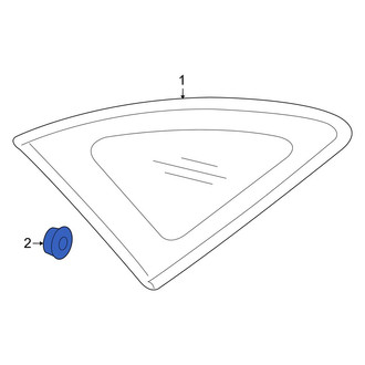 Hyundai OE - Quarter Panel Glass Nut