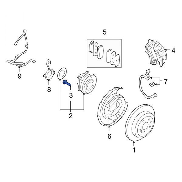 Wheel Lug Stud