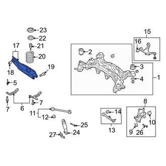 Hyundai OE - Front Left Suspension Control Arm