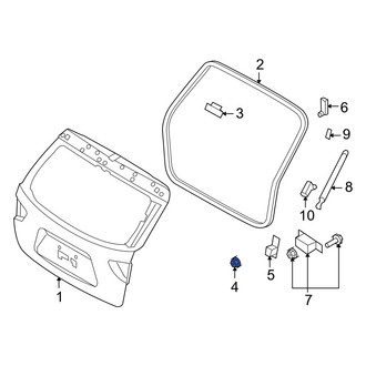 Hyundai OE - Liftgate Hinge Gasket