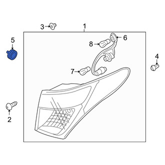 Hyundai OE - Tail Light Clip