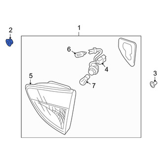 Hyundai OE - Tail Light Nut