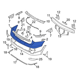 Hyundai OE - Rear Bumper Cover