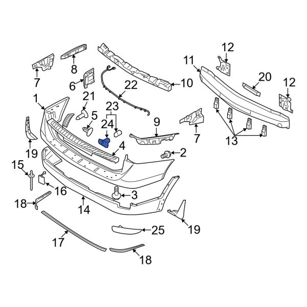 Parking Aid Sensor Housing