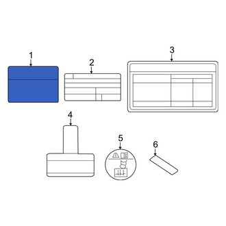 Hyundai OE - A/C System Information Label