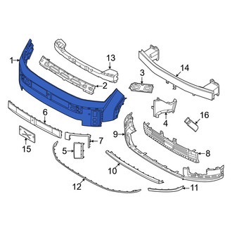 Hyundai OE - Front Upper Bumper Cover