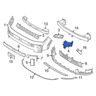 Hyundai OE - Front Right Brake Air Duct
