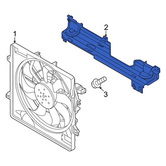 Hyundai OE - Front Radiator Support Air Deflector