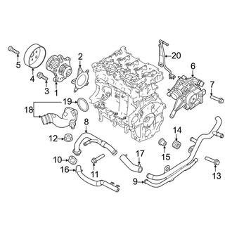 Hyundai OE - Cooling - Water Pump (Hybrid Calligraphy / Hybrid Limited / Hybrid SEL)