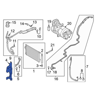 Hyundai OE - Front Radiator Support Air Deflector
