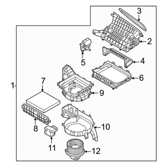 Hyundai OE - Air Conditioner & Heater - Blower Motor & Fan (Calligraphy / Limited / SE / SEL / XRT)