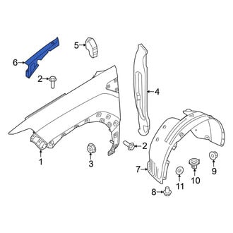 Hyundai OE - Front Right Fender Filler Panel
