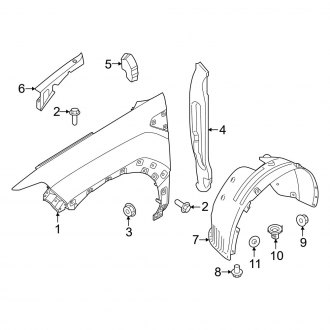 2025 Hyundai Santa Fe Replacement Fenders & Components | CARiD