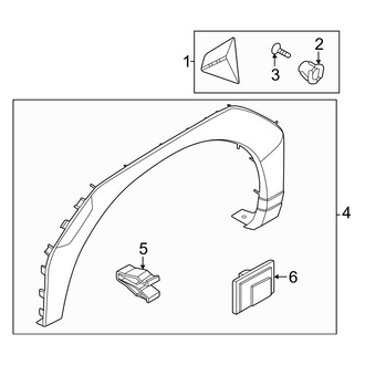 Hyundai OE - Fender - Exterior Trim