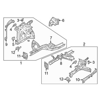 Hyundai OE - Fender - Inner Components