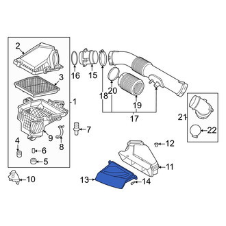 Hyundai OE - Engine Air Intake Hose Debris Screen