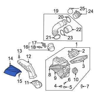 Hyundai OE - Engine Air Intake Hose Debris Screen