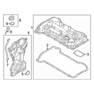 Hyundai OE - Engine - Valve & Timing Covers