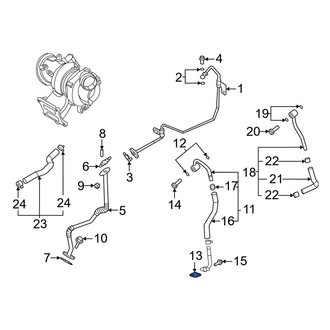 Hyundai OE - Turbocharger Oil Line Gasket