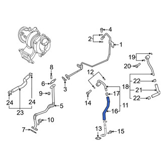 Hyundai OE - Turbocharger Coolant Line