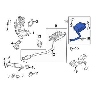 Hyundai OE - Exhaust Muffler