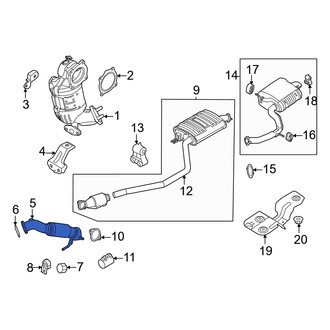 Hyundai OE - Center Exhaust Muffler