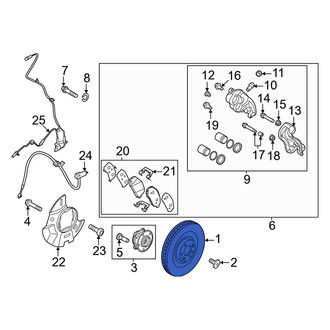 Hyundai OE - Front Disc Brake Rotor