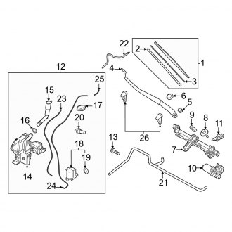 2025 Hyundai Santa Fe Wiper & Washer Components | CARiD