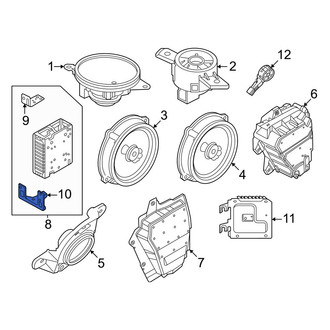 Hyundai OE - Lower Radio Bracket
