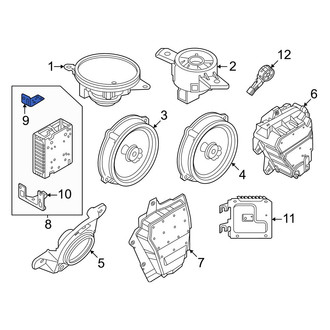 Hyundai OE - Upper Radio Bracket