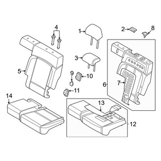 Hyundai OE - Seats & Tracks - Second Row Seats (60% Side, Bench Seat, Cushions & Covers)