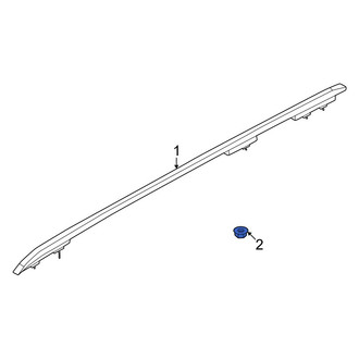 Hyundai OE - Roof Luggage Carrier Side Rail Nut
