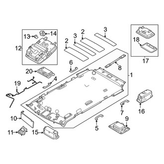Hyundai OE - Roof - Interior Trim (W/O Sunroof), (Hybrid SEL / SE / SEL)