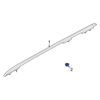 Hyundai OE - Roof Luggage Carrier Side Rail Nut