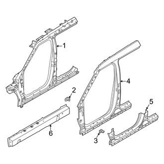 Hyundai OE - Pillars, Rocker & Floor - Aperture Panel (Hybrid Calligraphy / Hybrid Limited / Hybrid SEL)