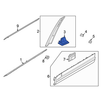 Hyundai OE - Door Applique Clip