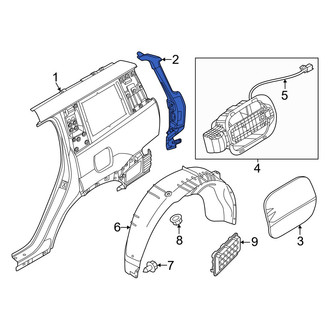 Hyundai OE - Rear Left Quarter Panel Extension