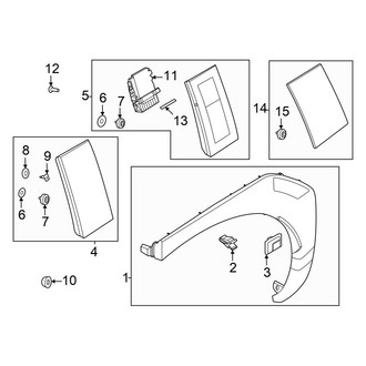 Hyundai OE - Quarter Panel - Exterior Trim