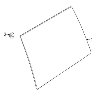 Hyundai OE - Quarter Panel - Glass