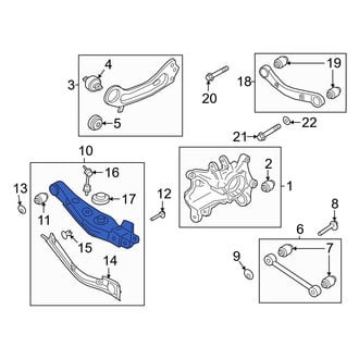 Hyundai OE - Rear Left Lower Rearward Suspension Control Arm