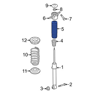 Hyundai OE - Rear Suspension Shock Absorber Bellows