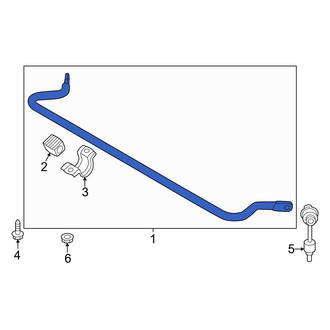 Hyundai OE - Rear Suspension Stabilizer Bar