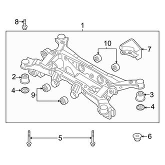 Hyundai OE - Rear Suspension - Suspension Mounting (AWD)