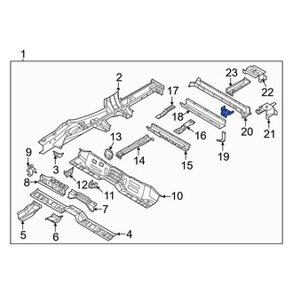 Hyundai OE - Rear Frame Side Member Assembly