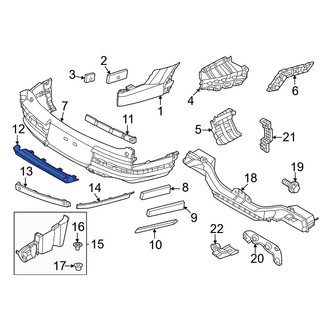 Hyundai OE - Front Center Bumper Trim