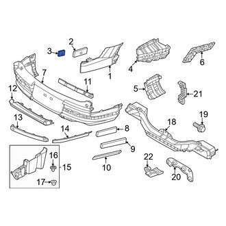 Hyundai OE - Upper Bumper Cover Insulator