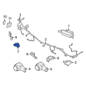 Hyundai OE - Rear Left Inner Parking Aid Sensor Housing