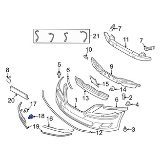 Hyundai OE - Grille Screw