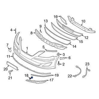 Hyundai OE - Bumper Cover Bolt
