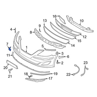 Hyundai OE - Front Tow Eye Cap